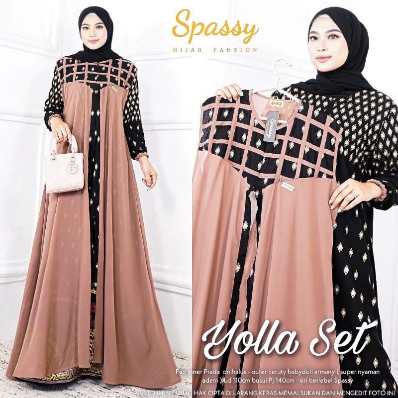 

EGHAA RAYA SMILEBOY STELAN GAMIS MANJA YOLLA SET (LABEL MADANI)REAL PICT