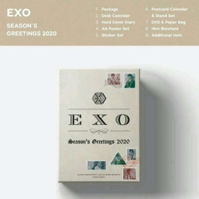 SHARING SG EXO 2020 // SEASON GREETING EXO 2020