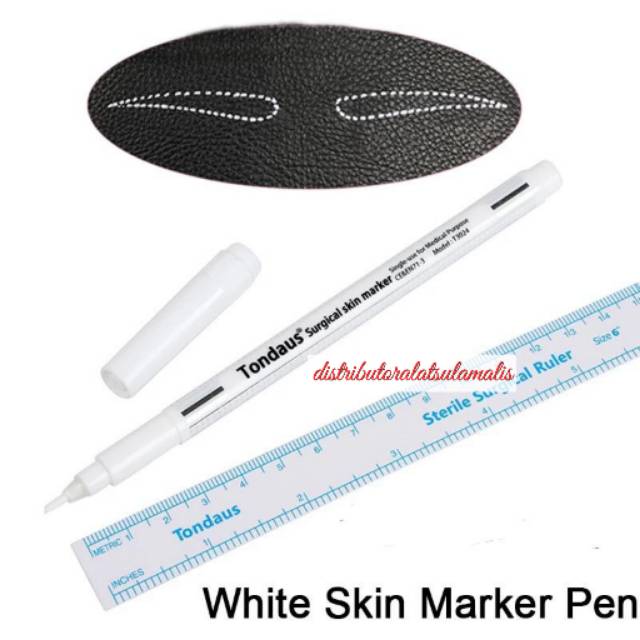 marker pen putih tondaus / marking pen putih menggambar bingkai alis