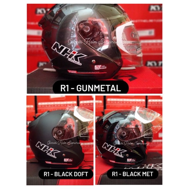 NHK R1 HELM HALF FACE NHK TERBARU HELM BAGUS HELM ORI HELM BARU