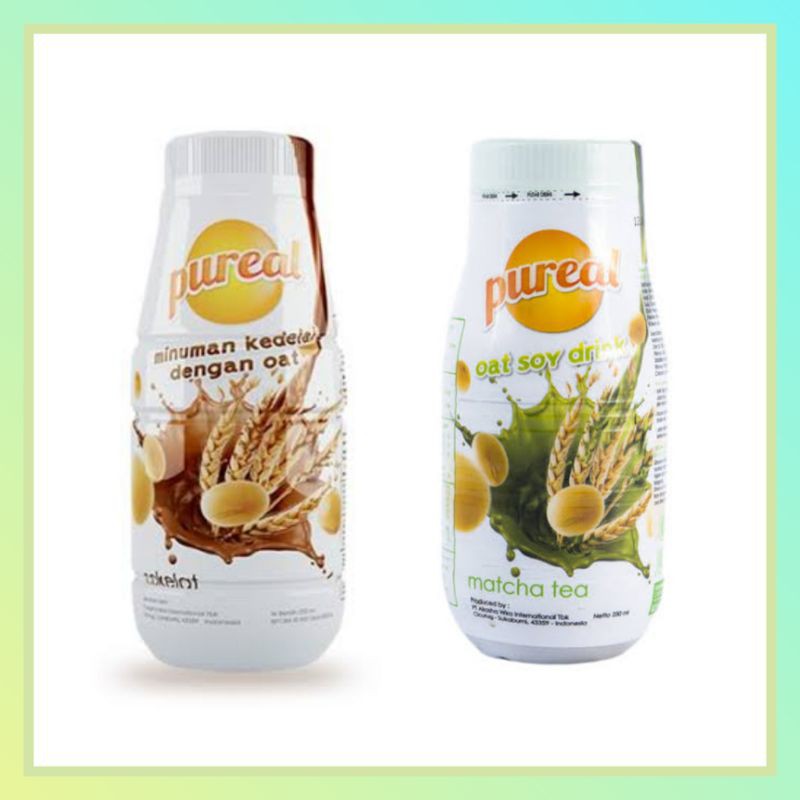 Pureal Oat Soy Milk 250 ml - Minuman