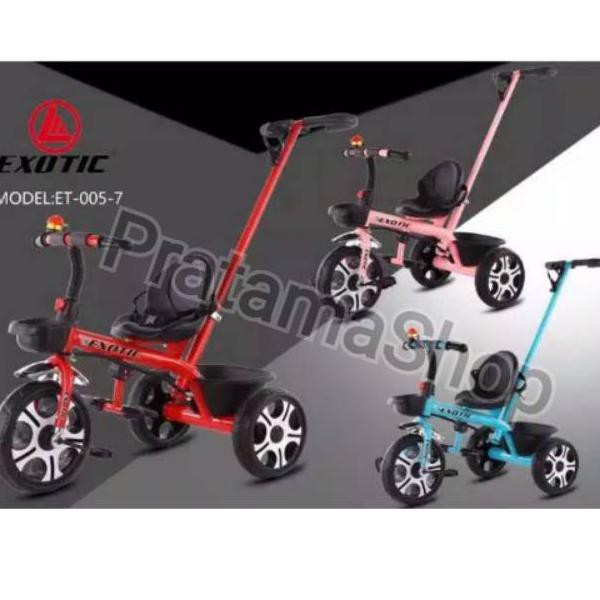 KODE V414 Sepeda Anak Roda Tiga Tricycle Exotic ET 005 7 KODE V414 Sepeda Anak Roda Tiga Tricycle Exotic ET 005 7