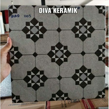 Keramik Lantai Ikad 1103 Grey uk 30x30