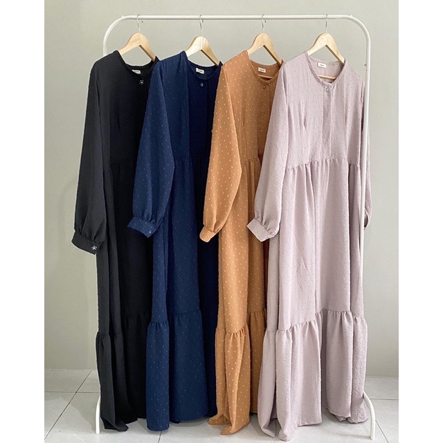 Holy Dress Gamis Crinkle Airflow Uragiri Susun Busui