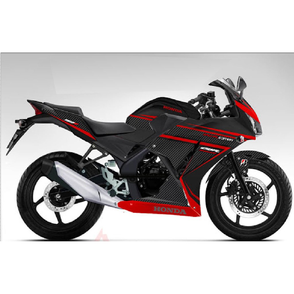 decal motor cbr 150 r lokal dekal sticker full body carbon
