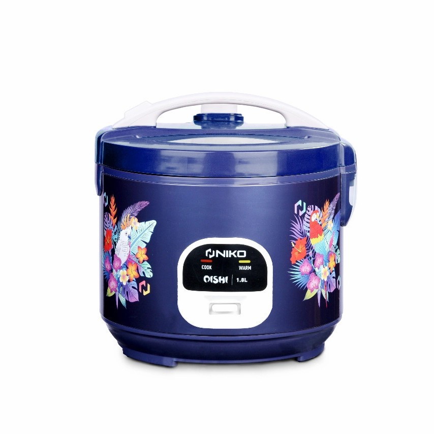 Rice Cooker Niko Oishi kapasitas 1.8 liter Model Amazone