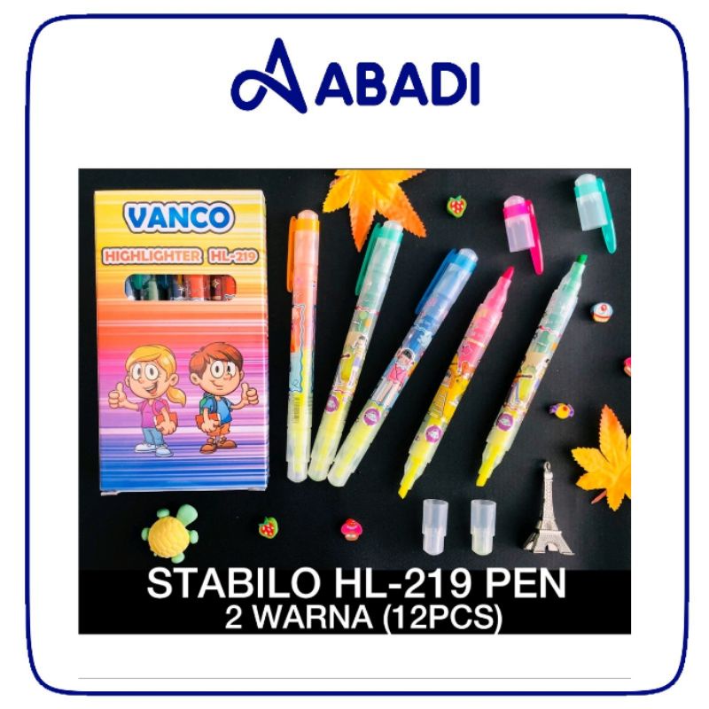 

Stabilo Vanco HL-219 Grosir (1pak/12pcs)