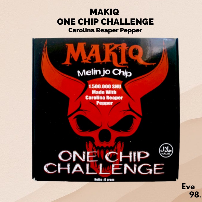 Makiq One Chip Challenge Carolina Reaper Pepper Paqui