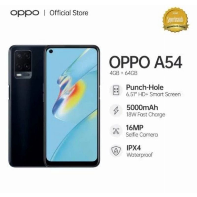 OPPO A54 RAM 4/64