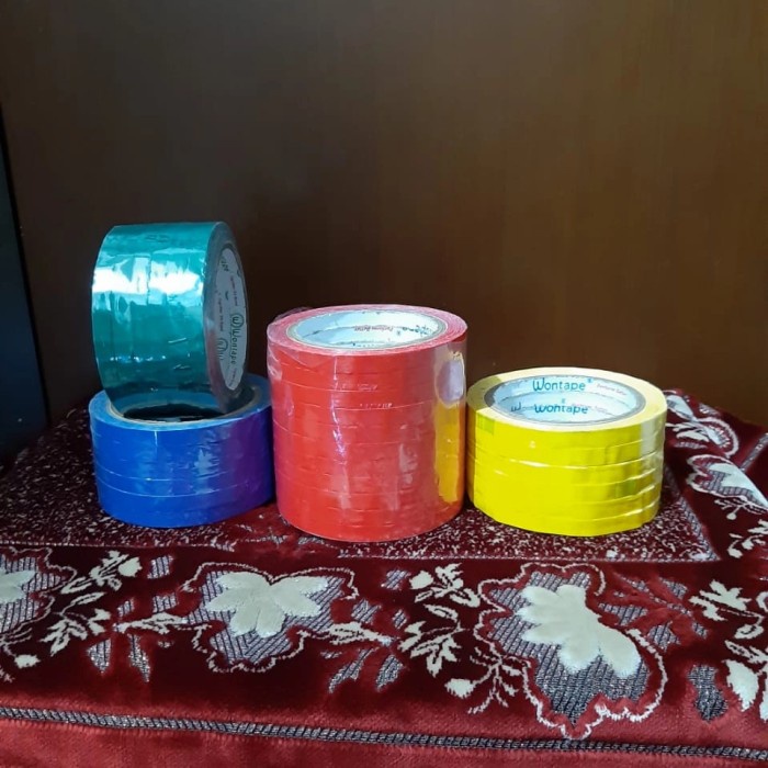 

BAKERY TAPE / LAKBAN BUAH / BAG SEALER TAPE WARNA -WARNI 9 MM X 50 YD - VARIAN