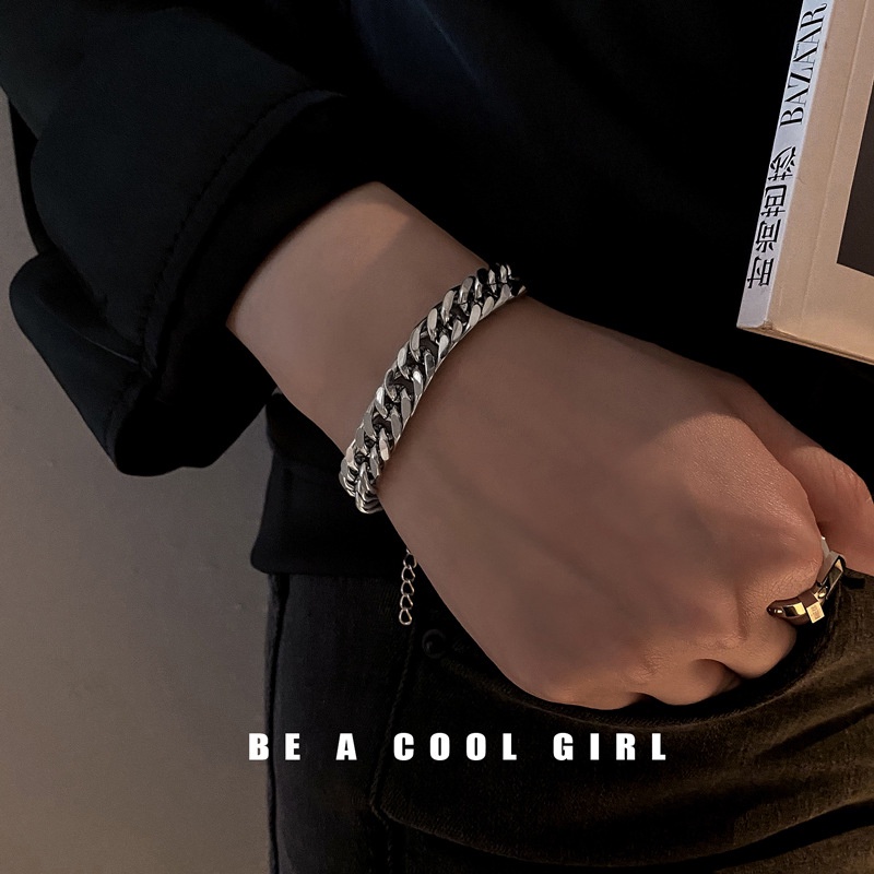 Kuba gelang In special interest desain baja titanium gelang untuk Wanita 2020 baru trendi hip hop ra