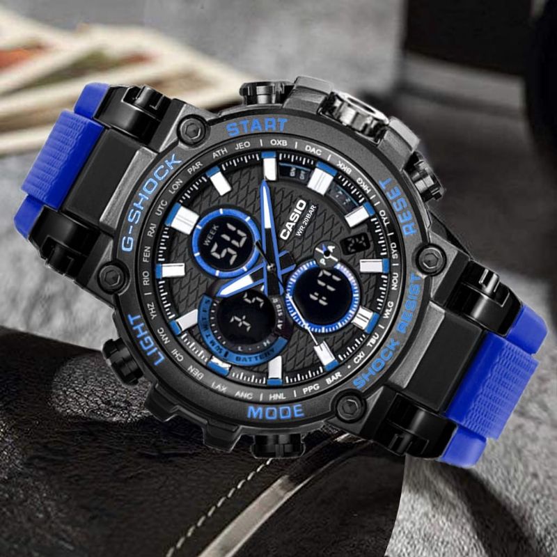 Jam Tangan MTG B-1000 Casio Gshock Water Resistant Pria Jam Tangan Pria Stainliss Steel