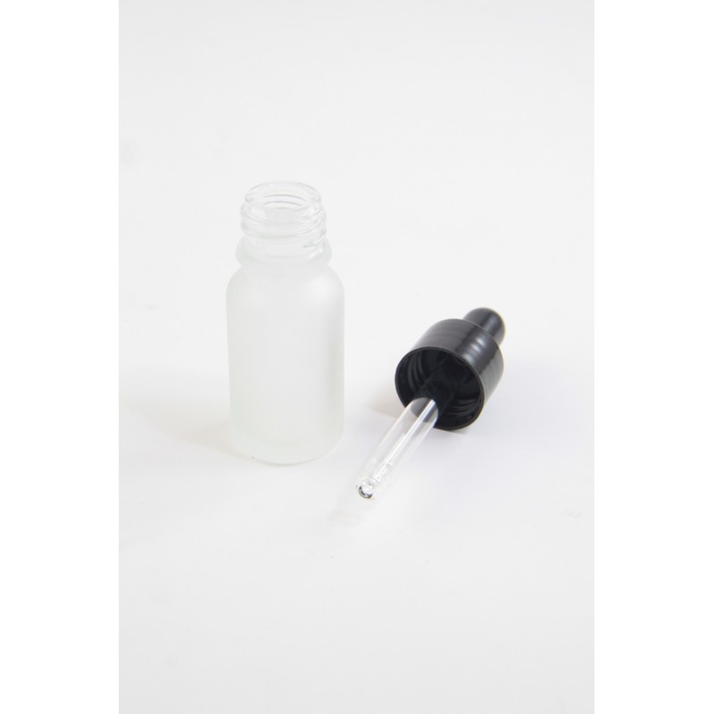 PROMO TEMPAT SERUM MURAH - BOTOL PIPET PUTIH DOF 10ML RING GOLD KARET PUTIH / RING HITAM KARET HITAM