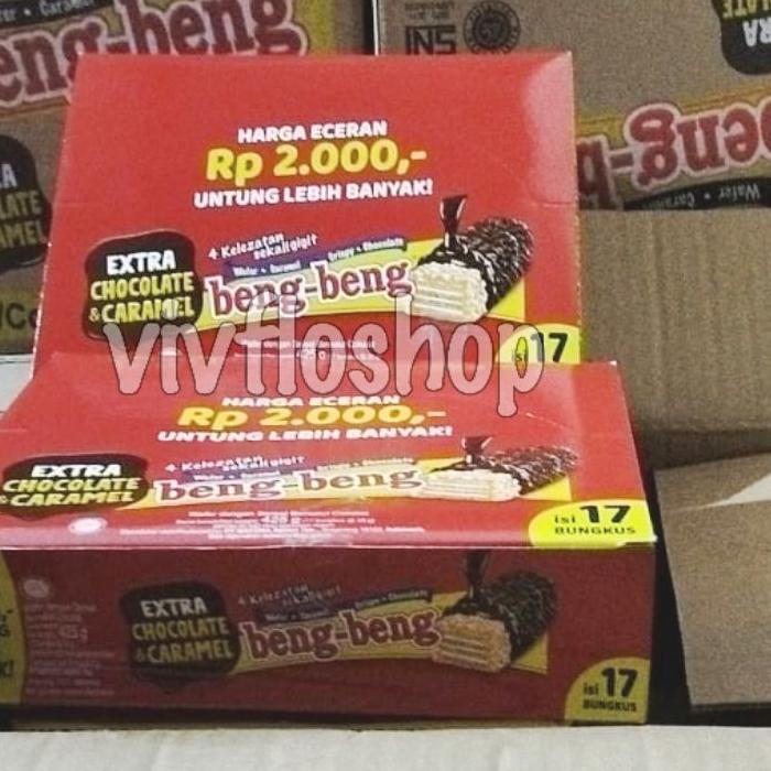 

Terkini ✤ Wafer Beng-Beng / BengBeng/ Beng Beng chocolate caramel crispy wafer (Box isi 17)~