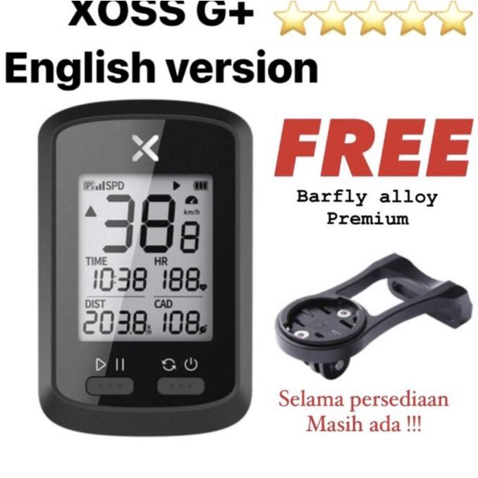 xoss G + speedometer cyclometer sepeda xoss G + plus Original TOP