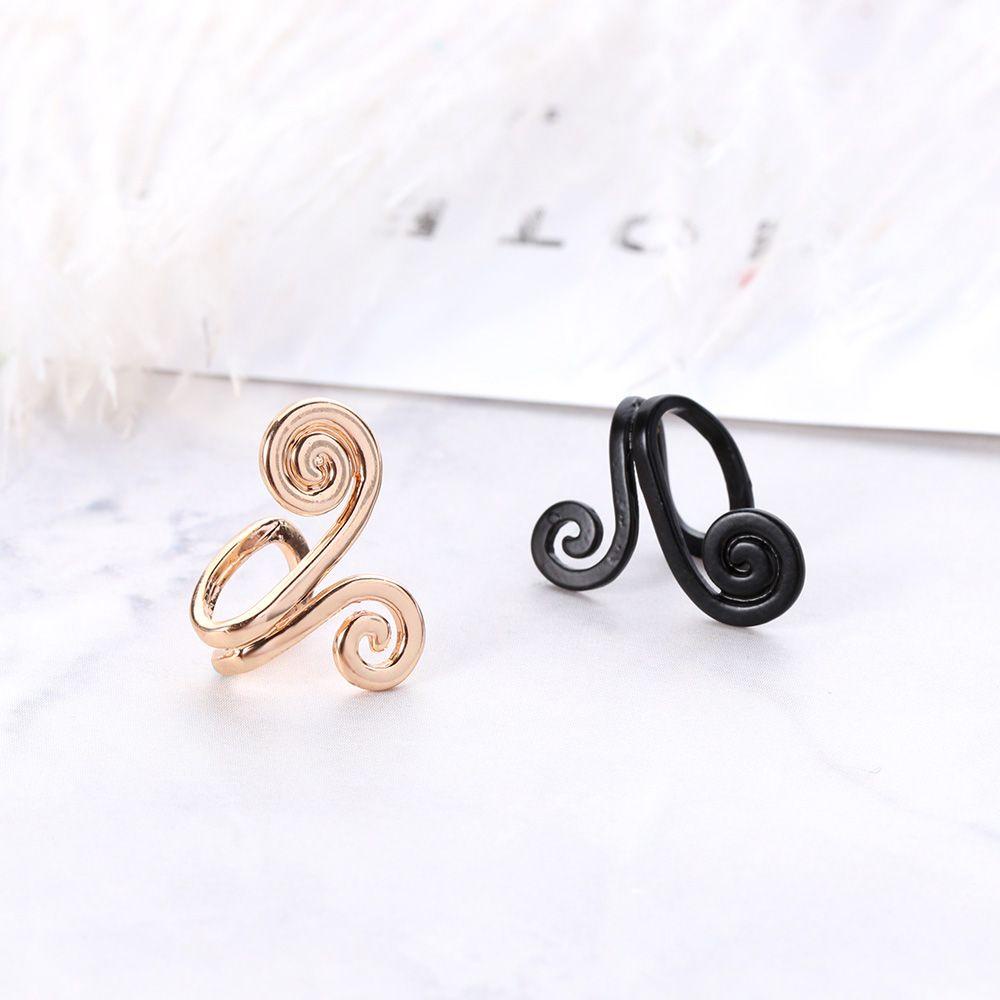 Lily Cuff Earrings Hadiah Pesta Punk Tanpa Tindik