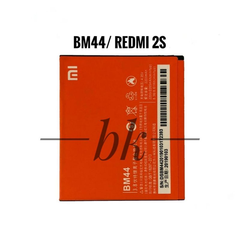 Baterai Xiaomi Redmi 2s Redmi 2 BM44 Batre Batere Xiaomi BM 44 Redmi 2