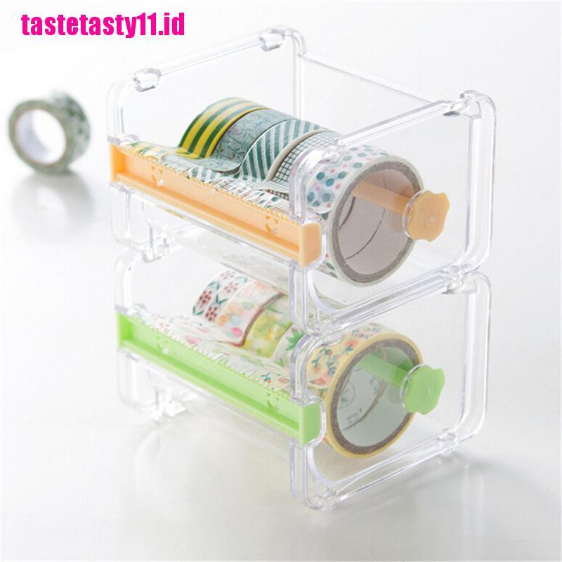 【TTID】Desktop Tape Dispenser Tape Cutter Washi Tape Dispenser Roll Tape Holder