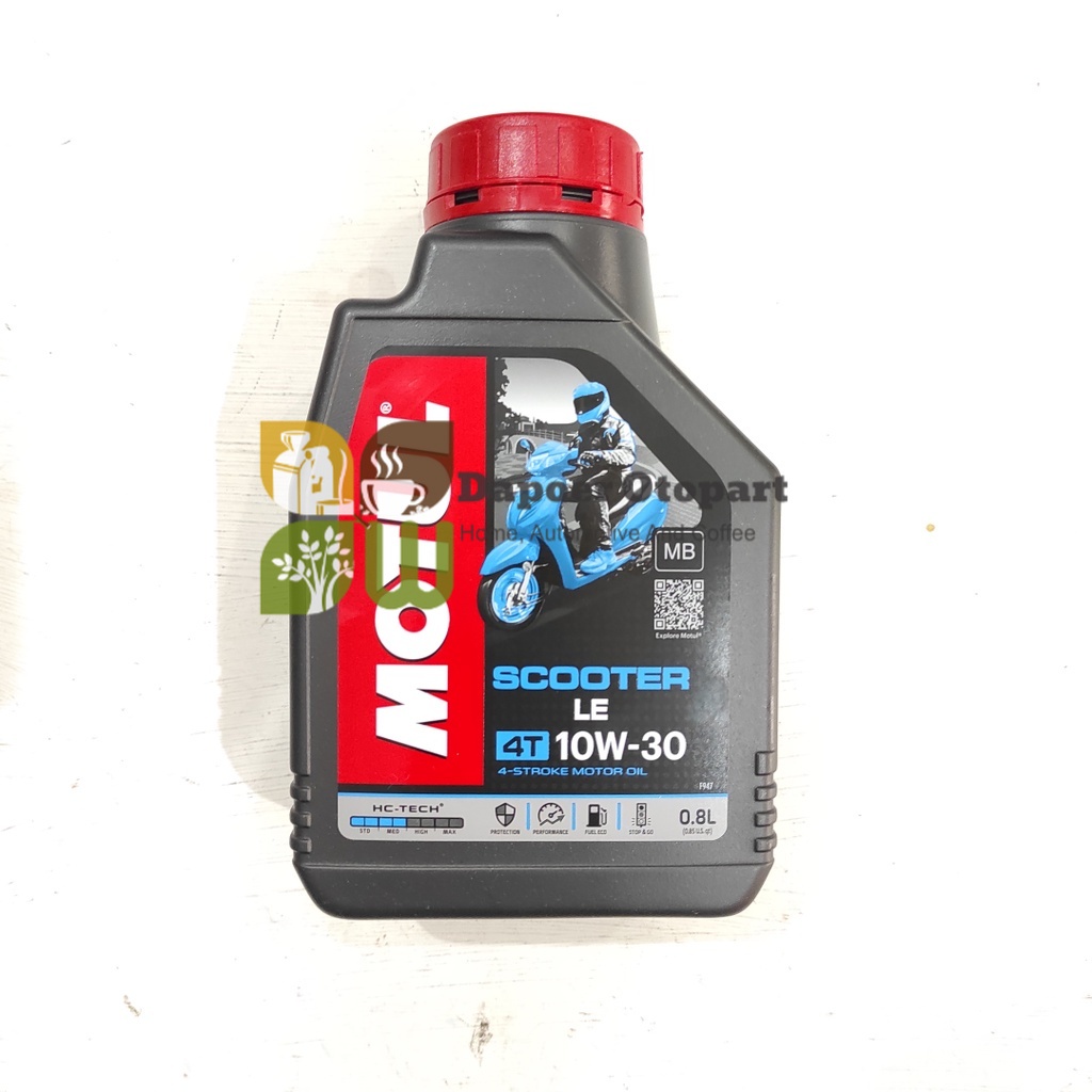 Oli Motul Matic Scooter LE Motor Matik Oil 800ml 10w30 Universal Honda Yamaha Suzuki Kawasaki