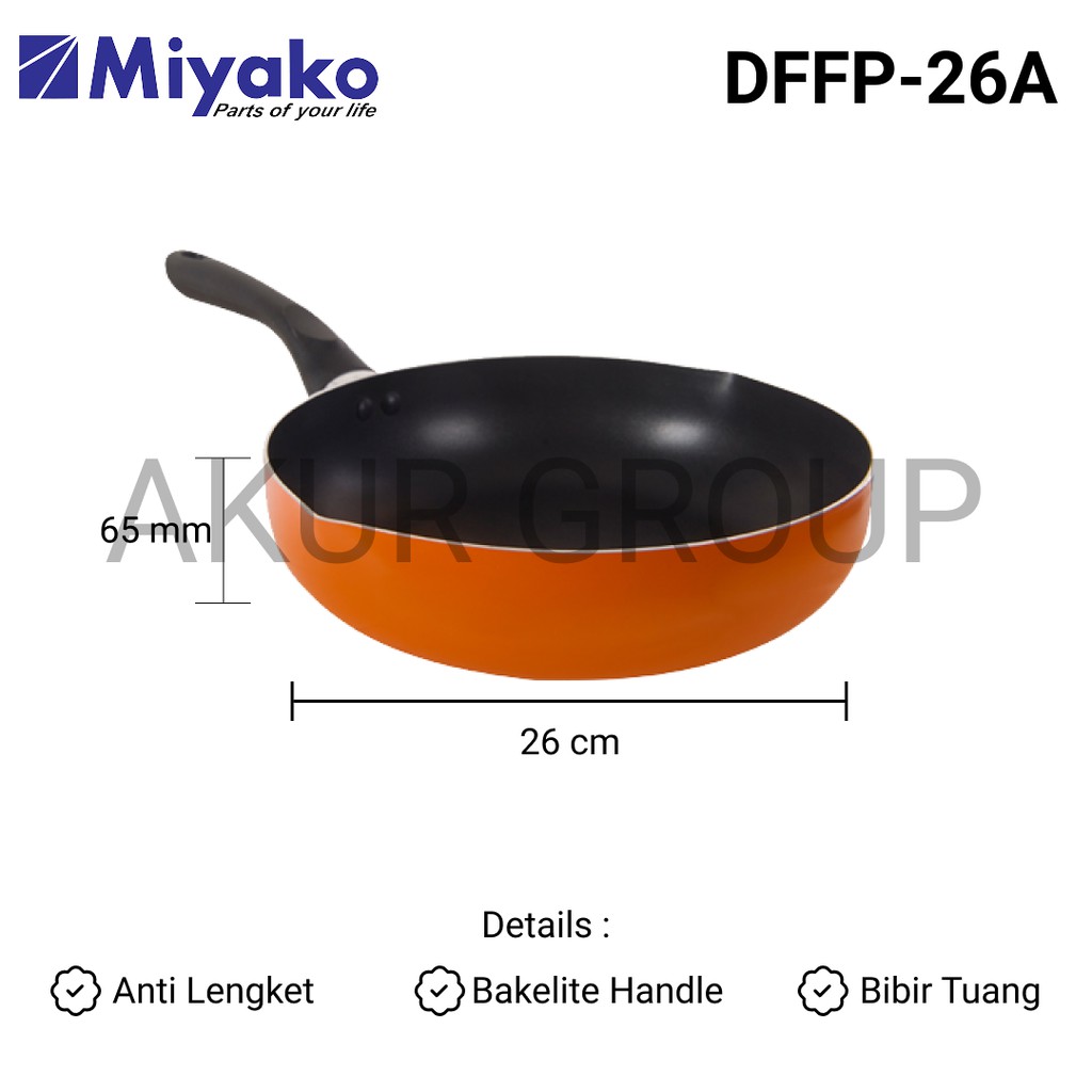 MIYAKO DEEP FRYPAN GARANSI RESMI