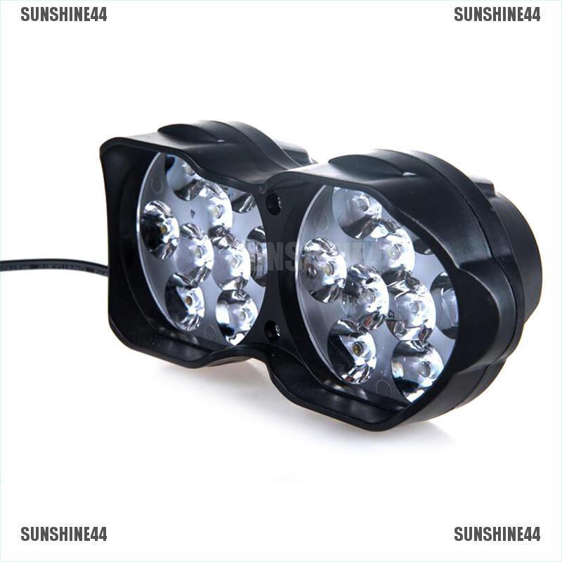 [Sunshine 44] Lampu 18 LED 40W Super Terang untuk Headlight Motor