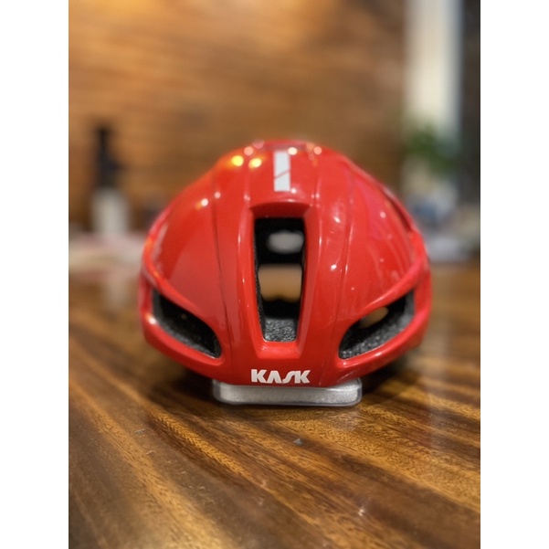 Kask Utopia WHITE DISTICKER RED ACM HELM GOWES