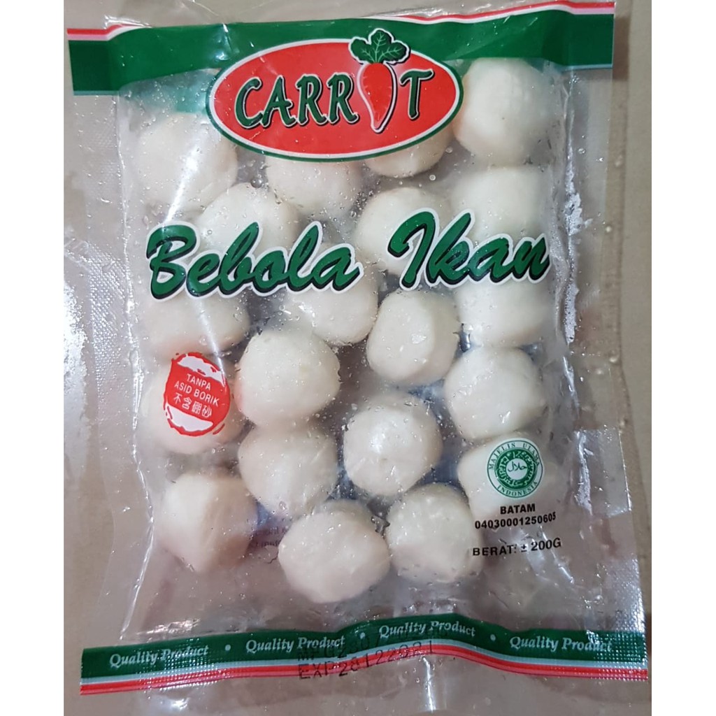 

Carrot bebola ikan 200 gram