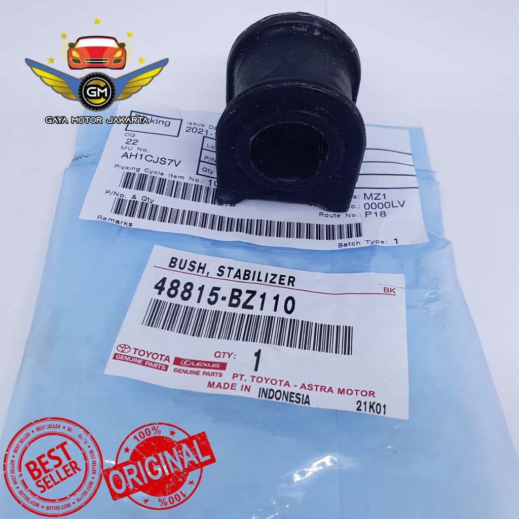 Karet Stabil-Karet Stabilizer Toyota Rush-Terios 48815-BZ110 Original