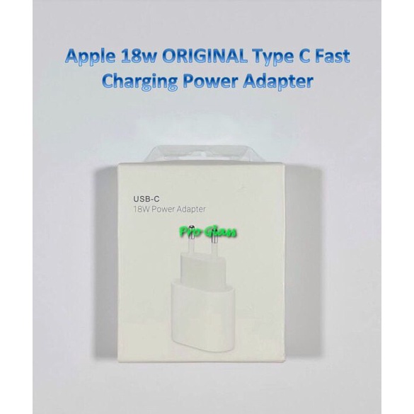 Adapter USB-C 18W Power Support Quick Fast Charging PD Type C