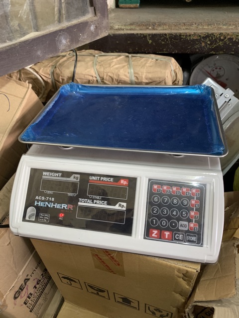 Timbangan Digital 30 kg timbangan sembako, laundry HENHERR ACS 718