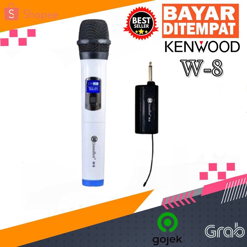 Microphone Wireless Single Mikrofon Wireless Digital Kenwood KW W8