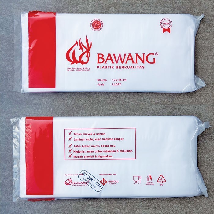 Plastik PE Cap Bawang / Kantong Plastik Makanan