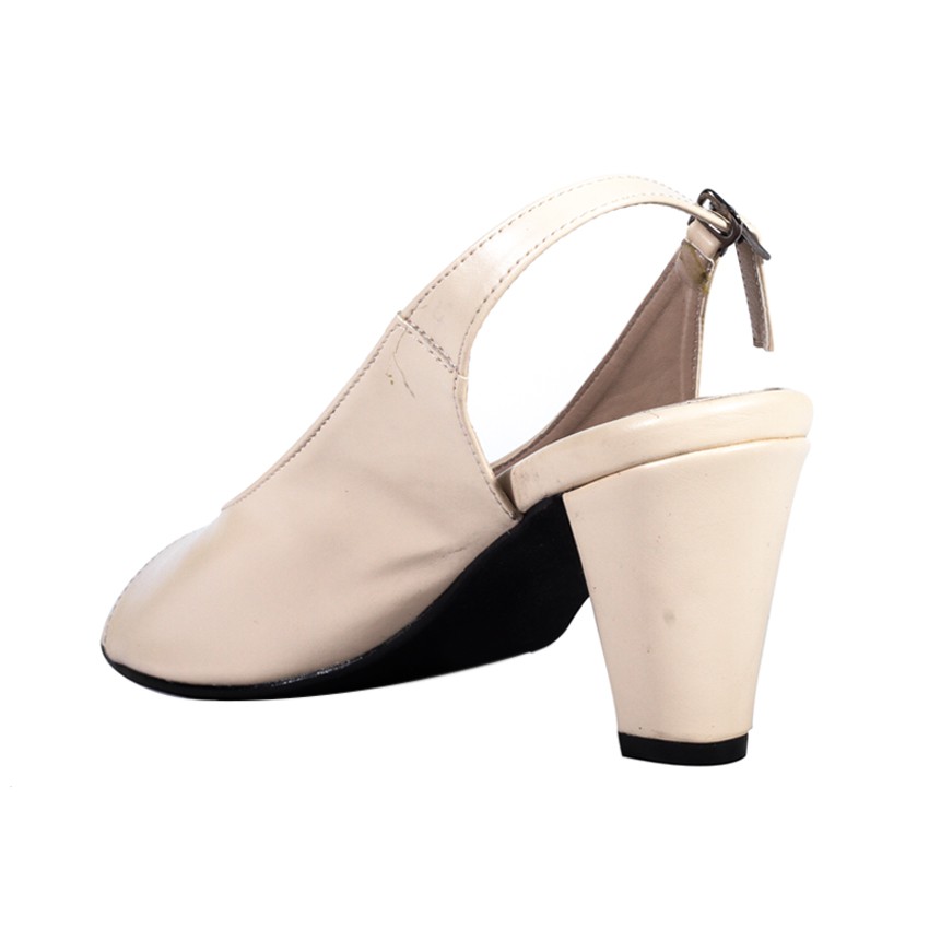 ELVARETTE CREAM  |FORIND x Lvnatica| Heels Hak Ori Sepatu Kerja Simple Wanita/Women Formal Footwear