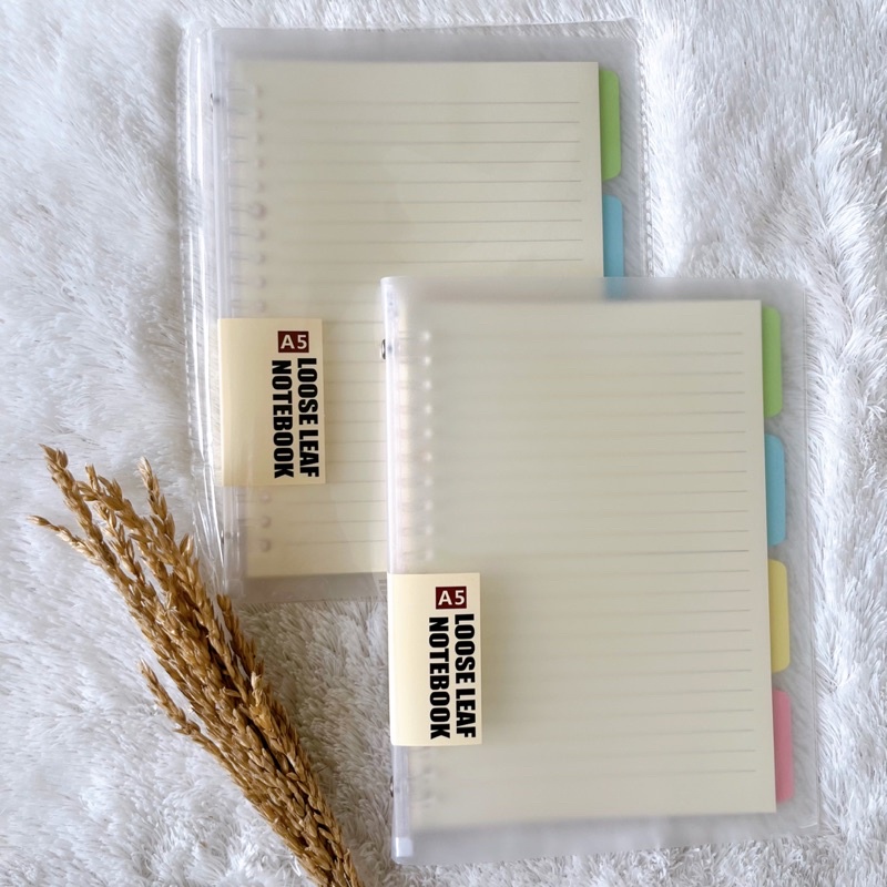 

Binder File Transparan Ring Besi Ala Muj* Karet A5