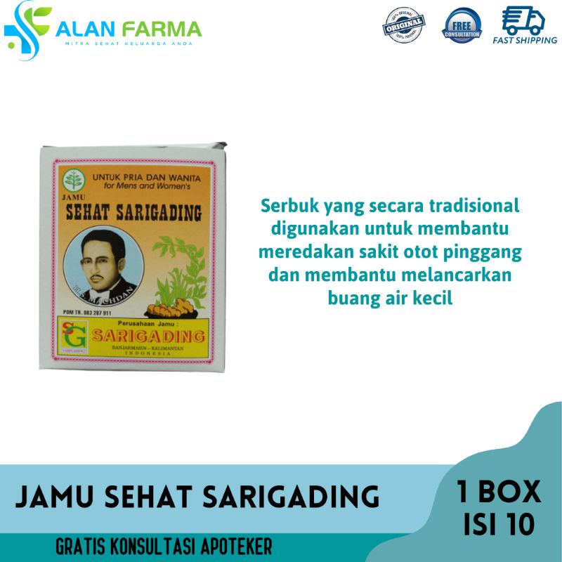 

Jamu Sehat Sarigading Box isi 10 | Sari Gading Jamu | Sehat Sari Gading