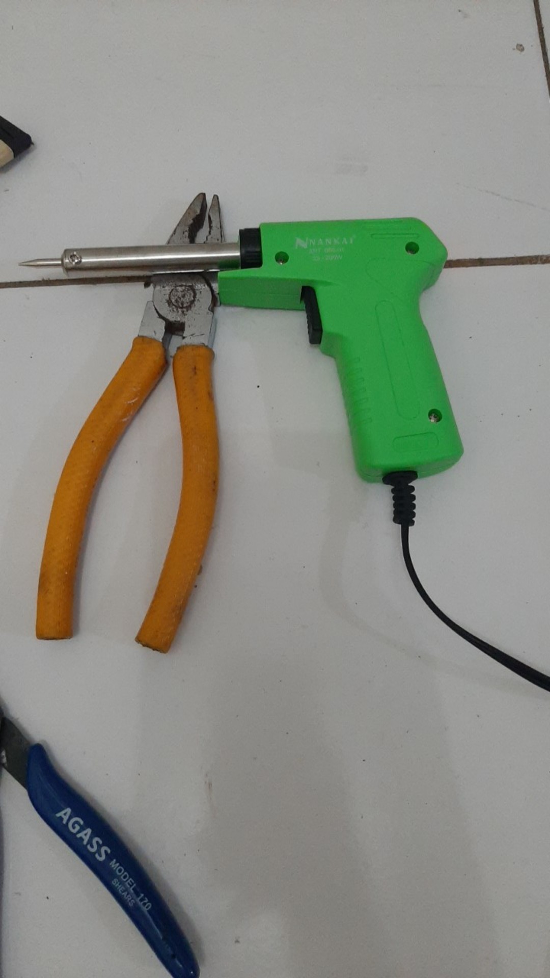 Solder Listrik Pistol 25-200 W Nankai 01 Soldering Alat Patri Las