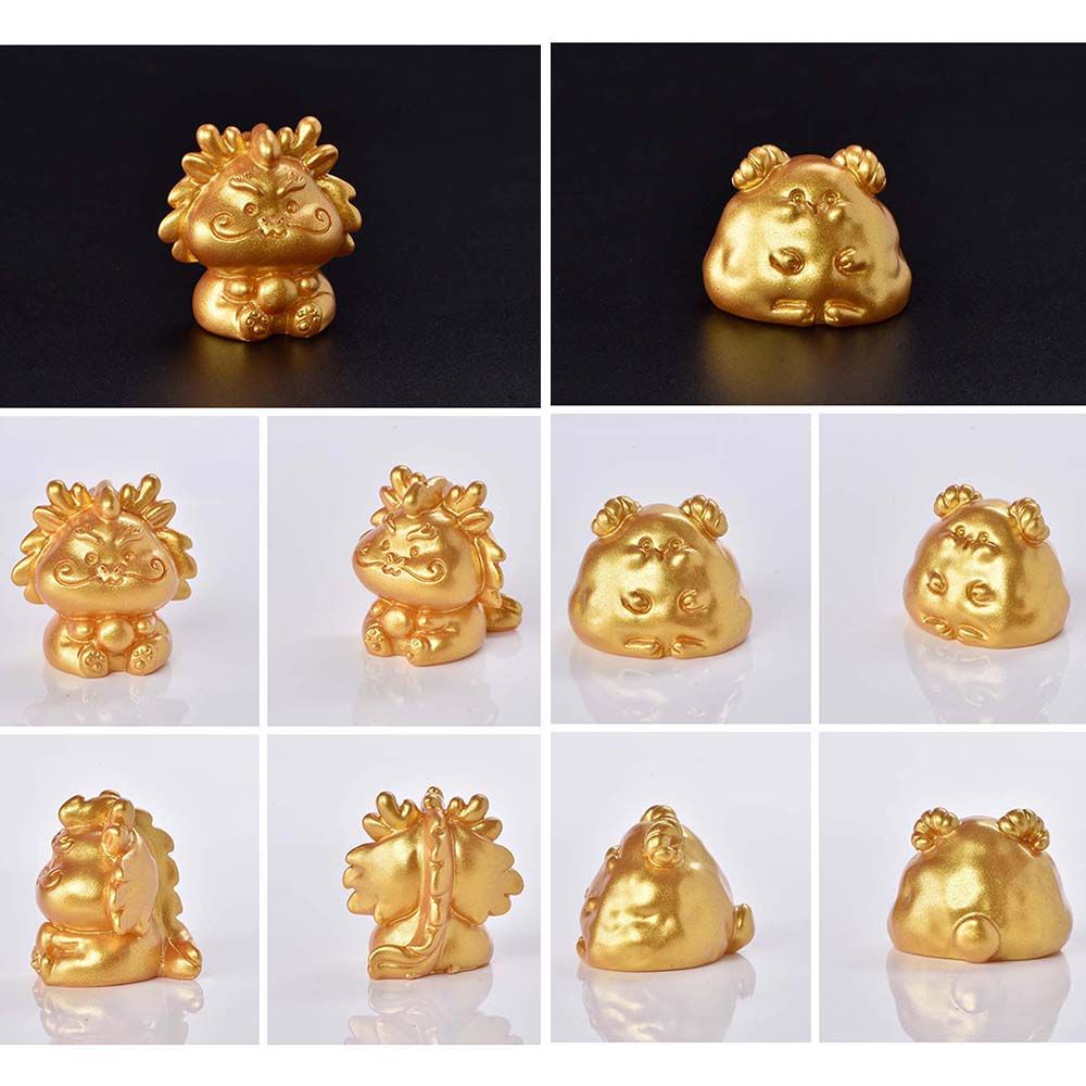 CHOOKEY The 12 Chinese Zodiacs Miniature Taurus Handicrafts Micro Landscape Cow Figurines Accessories Cute Little Statue DIY Home Decoration Fairy Garden Animal Model