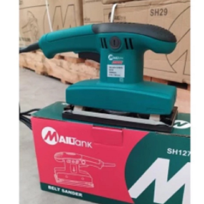 Mesin Amplas Kayu Besi Acian Semen Besar Belt Sander Mesin Amplas Kayu  Mailtank SH 127 Electric Finishing Sander