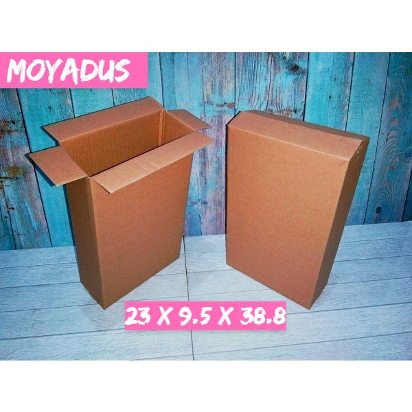 

kardus/karton/box/uk. 23x9.5x38 singelwall polos