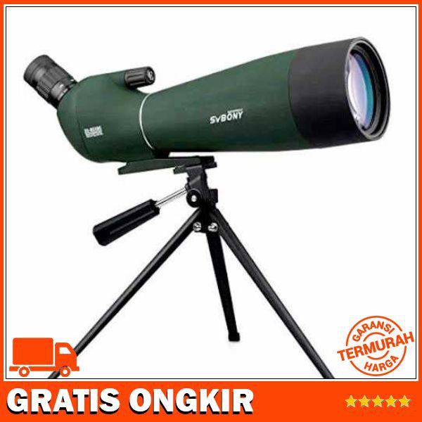 SVBONY SPOTTING MONOCULAR TELESCOPE 25-75X 70MM WITH TRIPOD - SV28