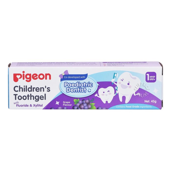 Pigeon Children's Toothgel Grape Flavour 45Gr / Pasta Gigi