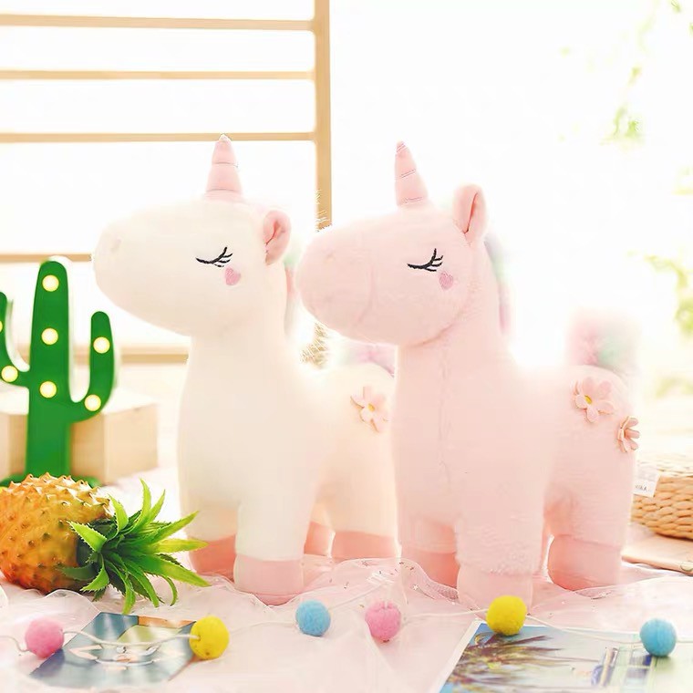 BONEKA UNICORN KUDA PONY FLOWER IMPOR