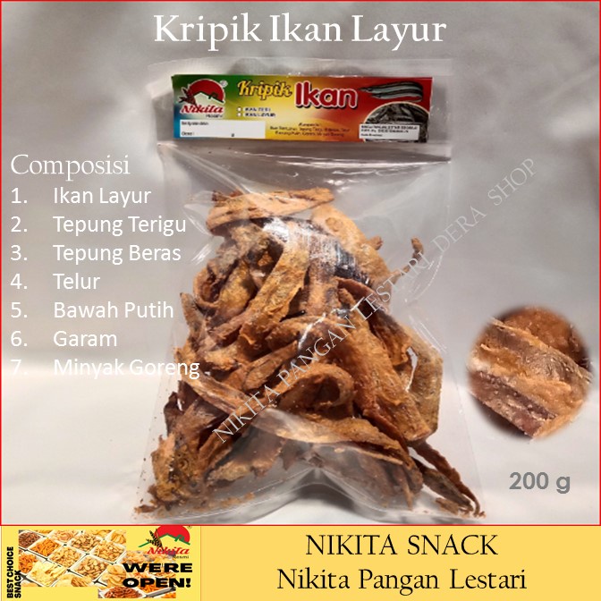 sea food kulit ikan kripik 90g, kripik ikan,kulit ikan,gutih asin,mantap,lezat DERA Shop