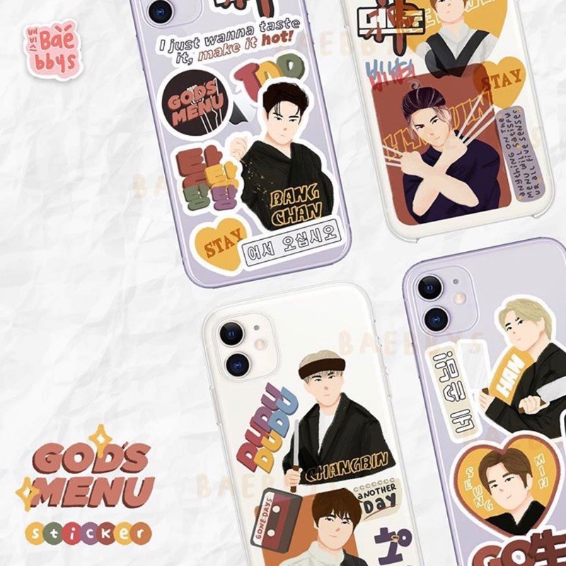[reseller resmi baebbys] Stray Kids GOD’S MENU Ver Stickers