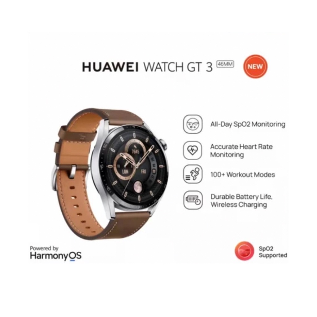 Huawei Watch GT3 / Huawei GT 3 Smartwatch 46mm Garansi Resmi