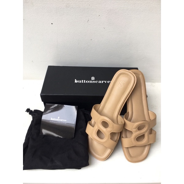 PRELOVED Kefi Sandal Buttonscarves Size 39