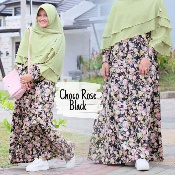 PROMO  Busana muslim Gamis Karina Syari'i orange/bata   TERMURAH