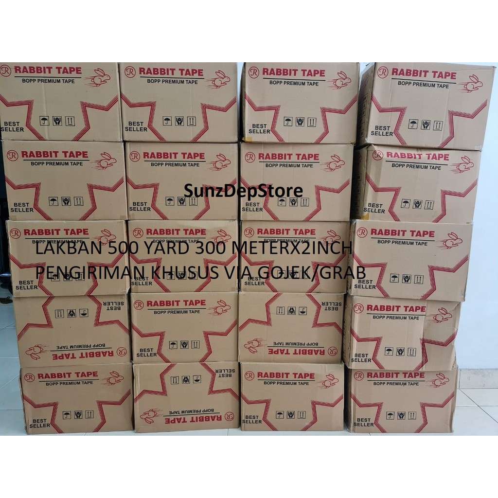 

LAKBAN 2 INCH x 500 YARD / LAKBAN 45MM 500YARD 300M / KUALITAS LAKBAN DAIMARU (KHUSUS GOJEK/GRAB)