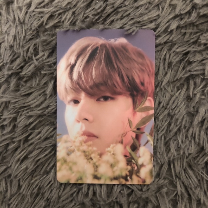pc photocard taehyung v card ticket bts hybe insight