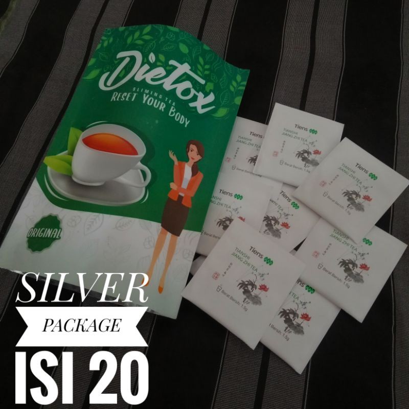 Dietox Tea (Paling Murah) Paket Silver. turun 5 -10kg